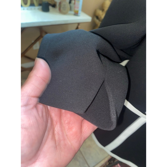 Women's Kasper Black & White Blazer Jacket 16W - Picture 7 of 8